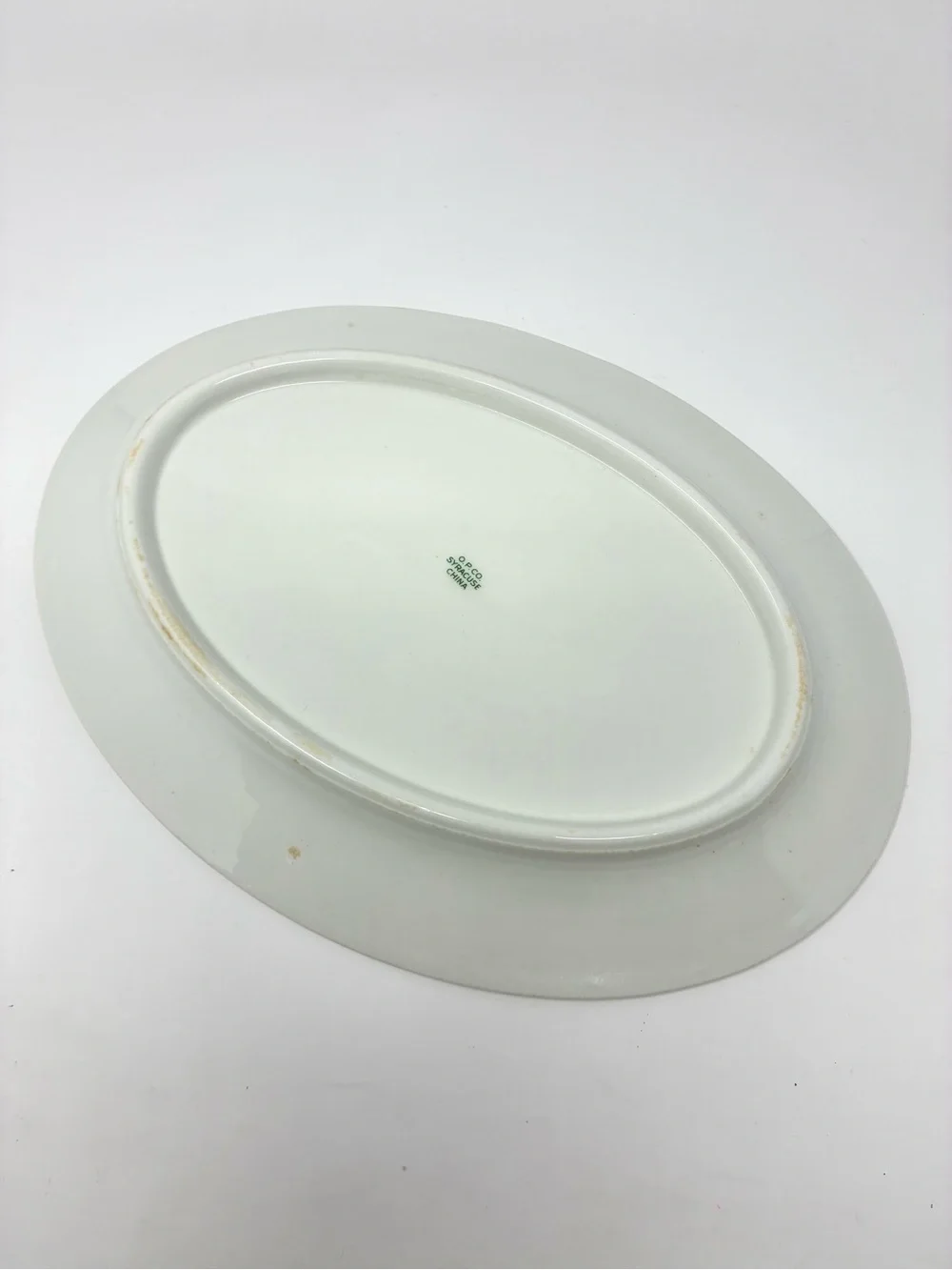 O.P. CO Syracuse China this platter
